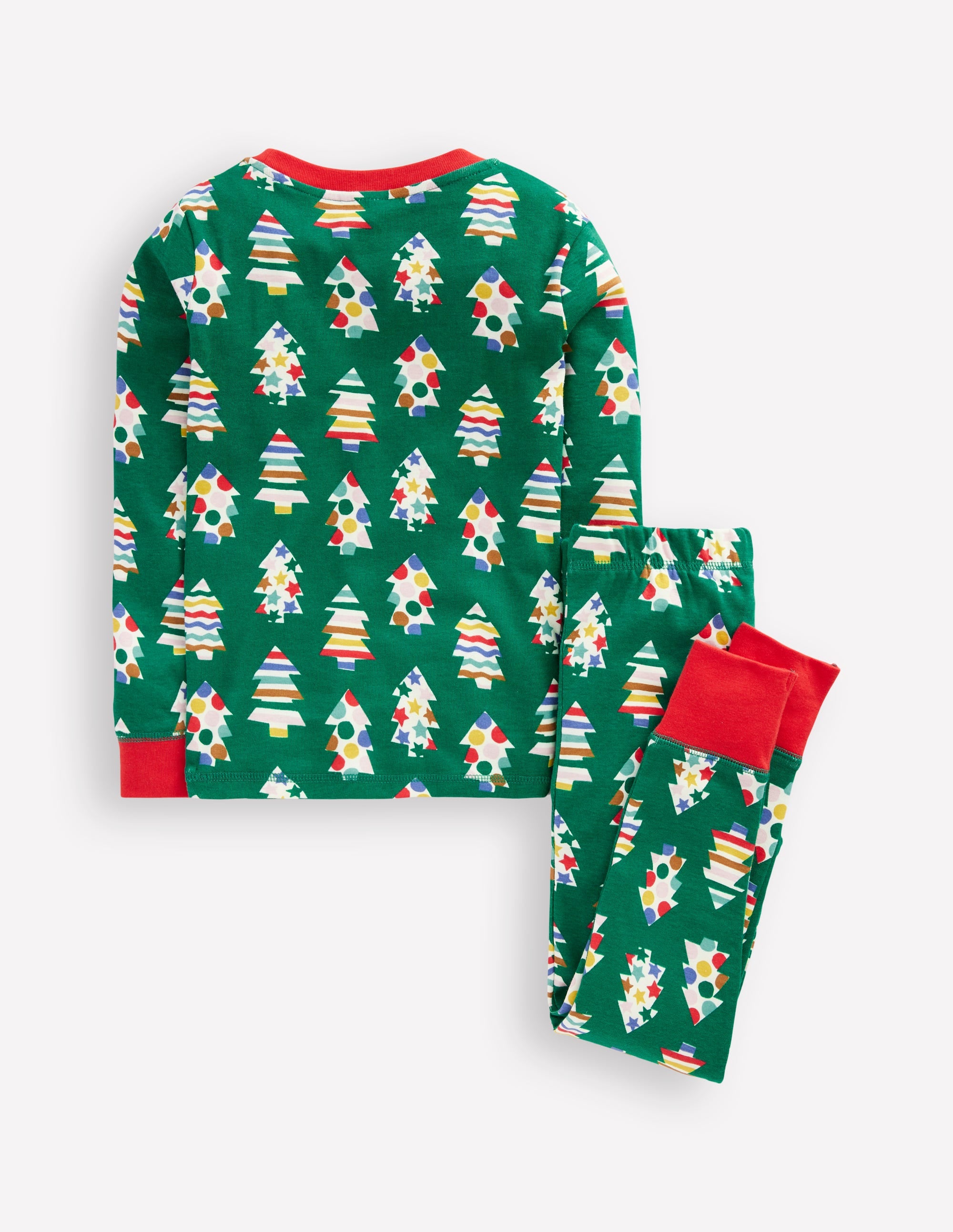 Snug Glow-In-The-Dark Pyjamas-Christmas Trees - Image 2