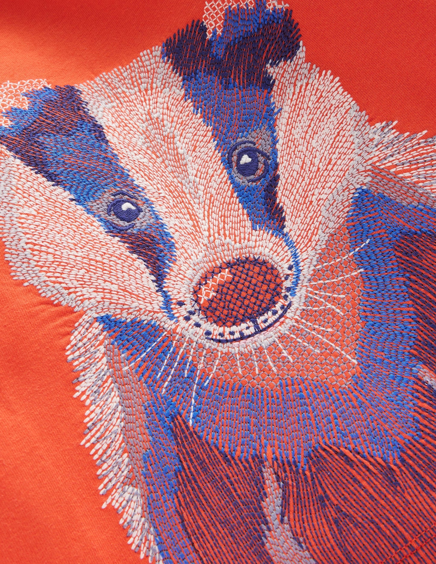 Superstitch T-shirt-Terracotta Orange Badger