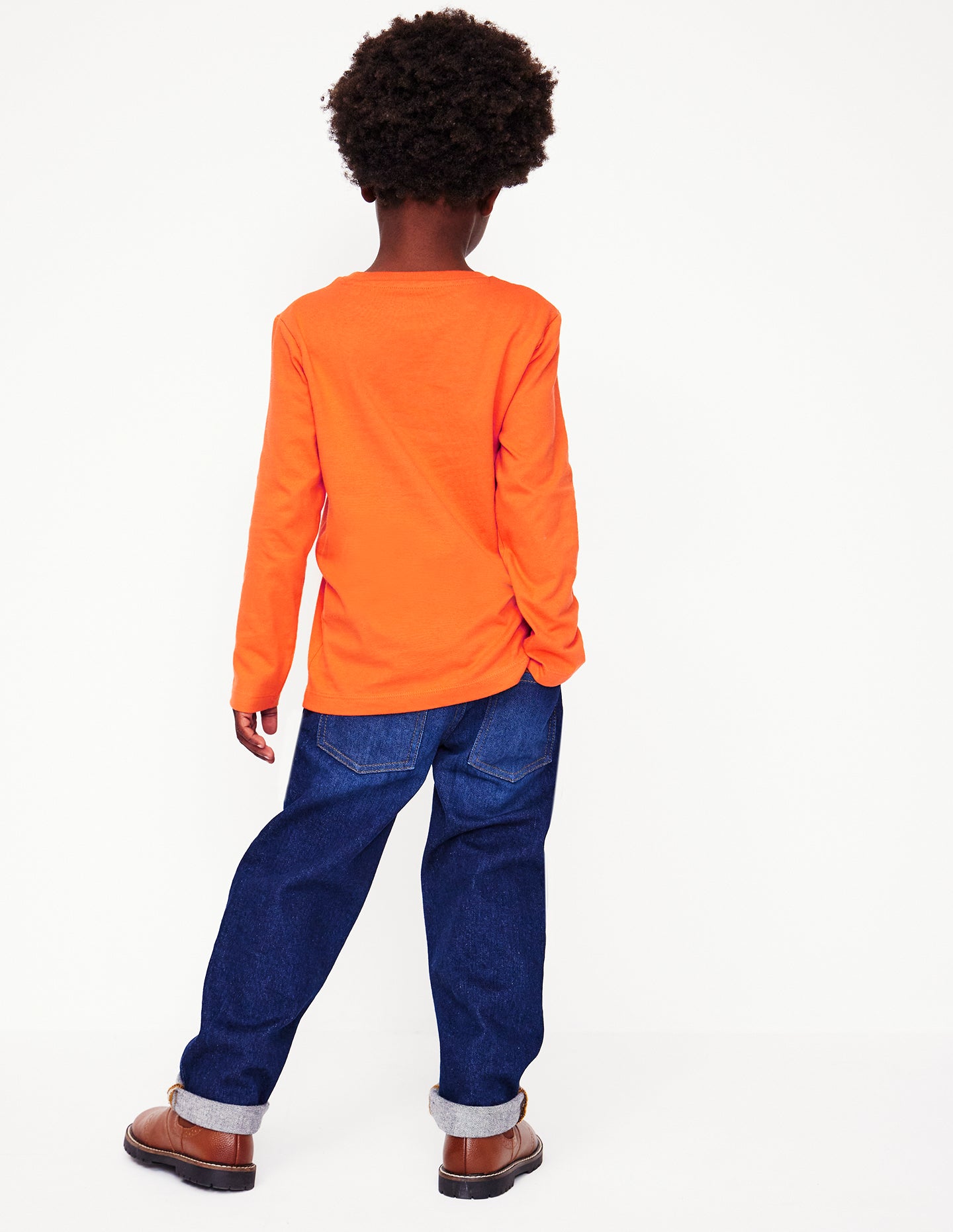 Superstitch T-shirt-Terracotta Orange Badger - Image 3