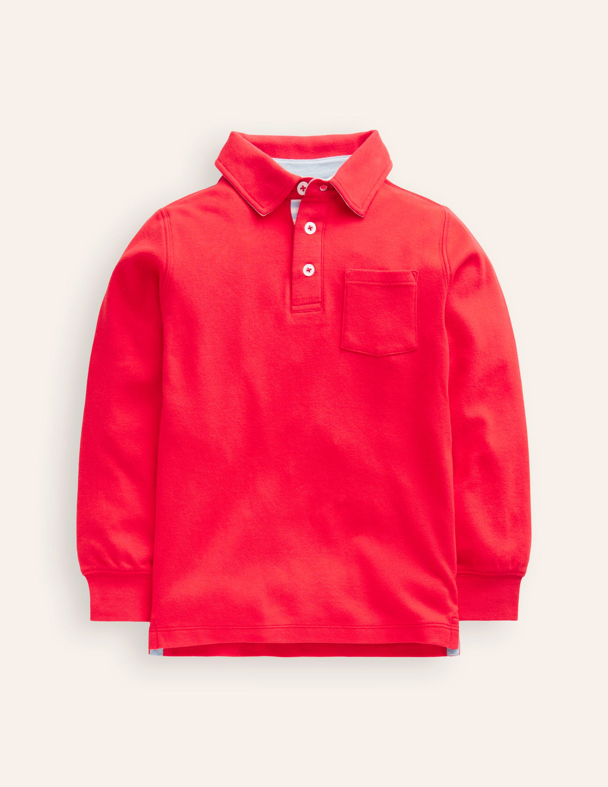 Supersoft Polo Shirt-Poppy Red - Image 1