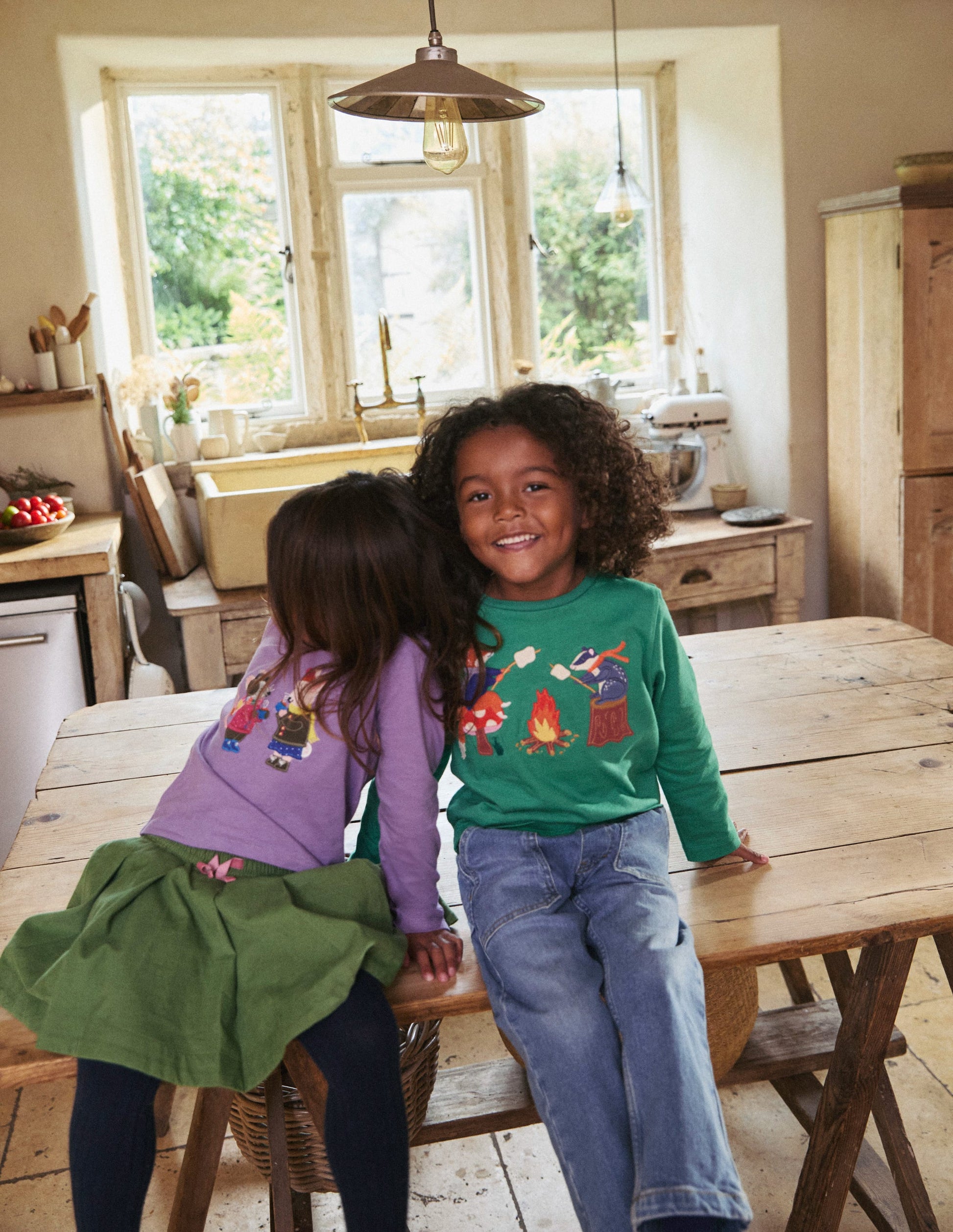 Little Animals T-Shirt-Highland Green Animals-4