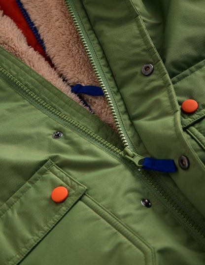 4-in-1 Waterproof Coat-Safari Green