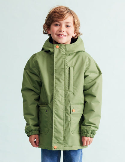 4-in-1 Waterproof Coat-Safari Green