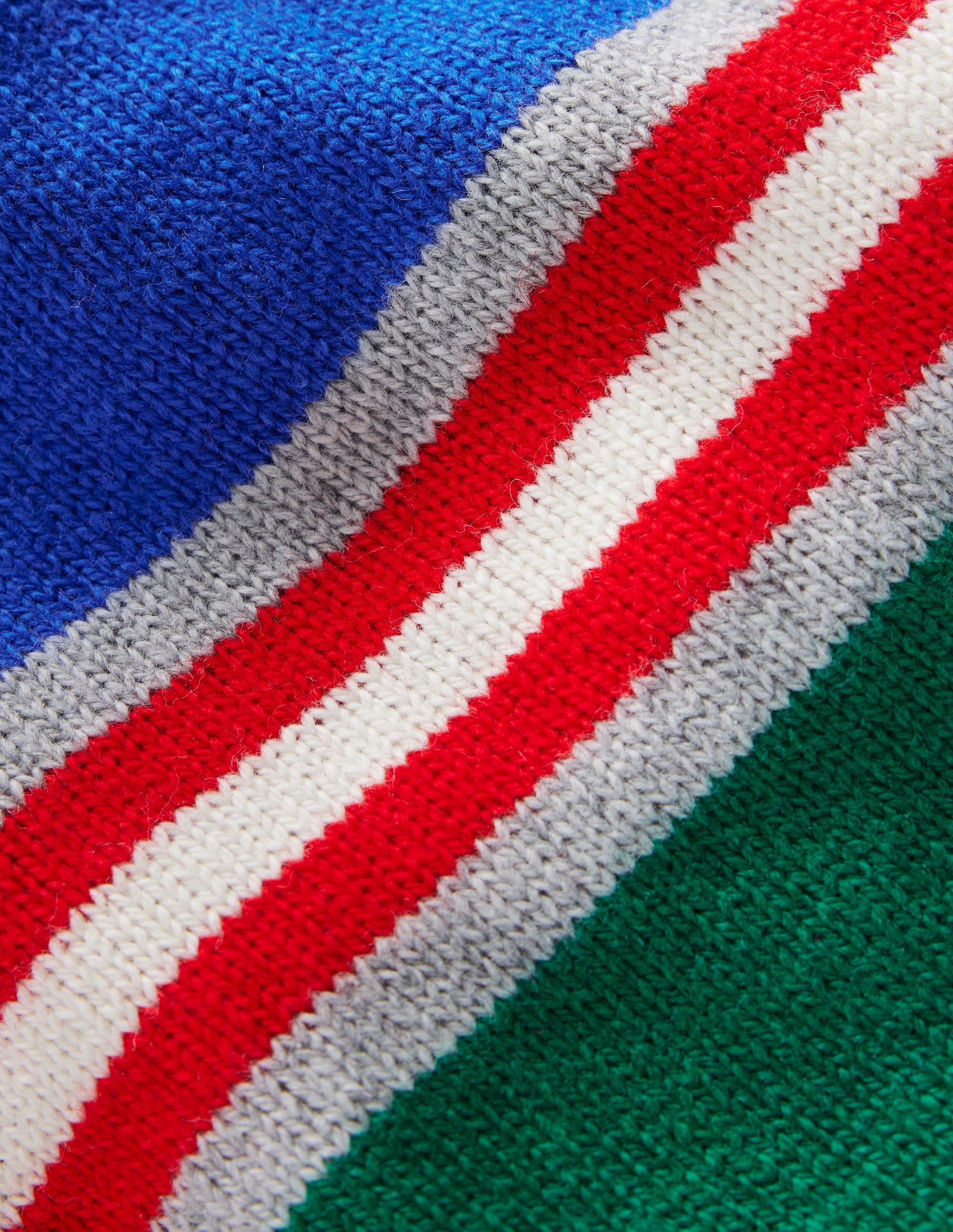 Colour Block Jumper-Ivy Green - Image 3