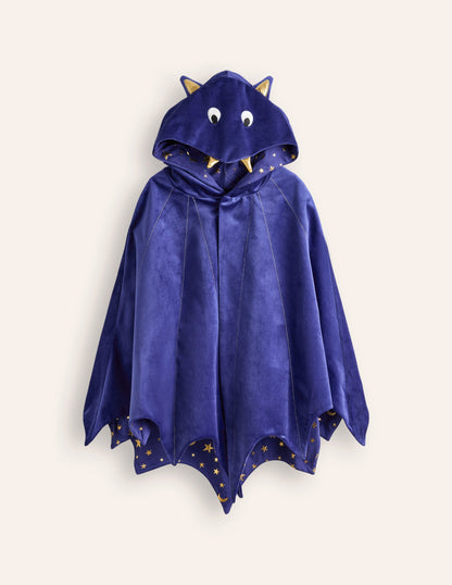 Bat Fancy Dress Cape-Starboard Blue Bat-1