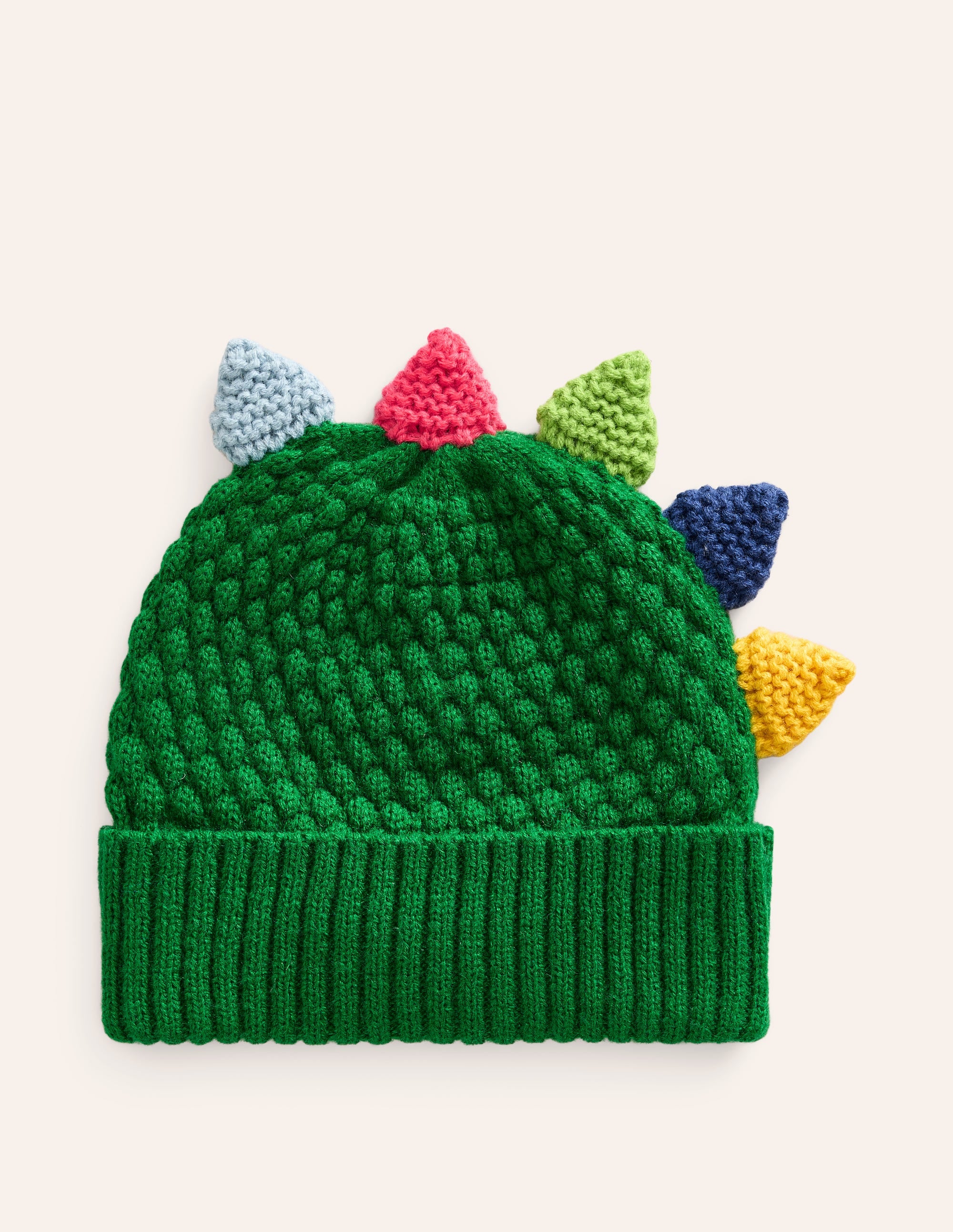 Novelty Beanie-Rich Emerald Dinosaur - Image 1