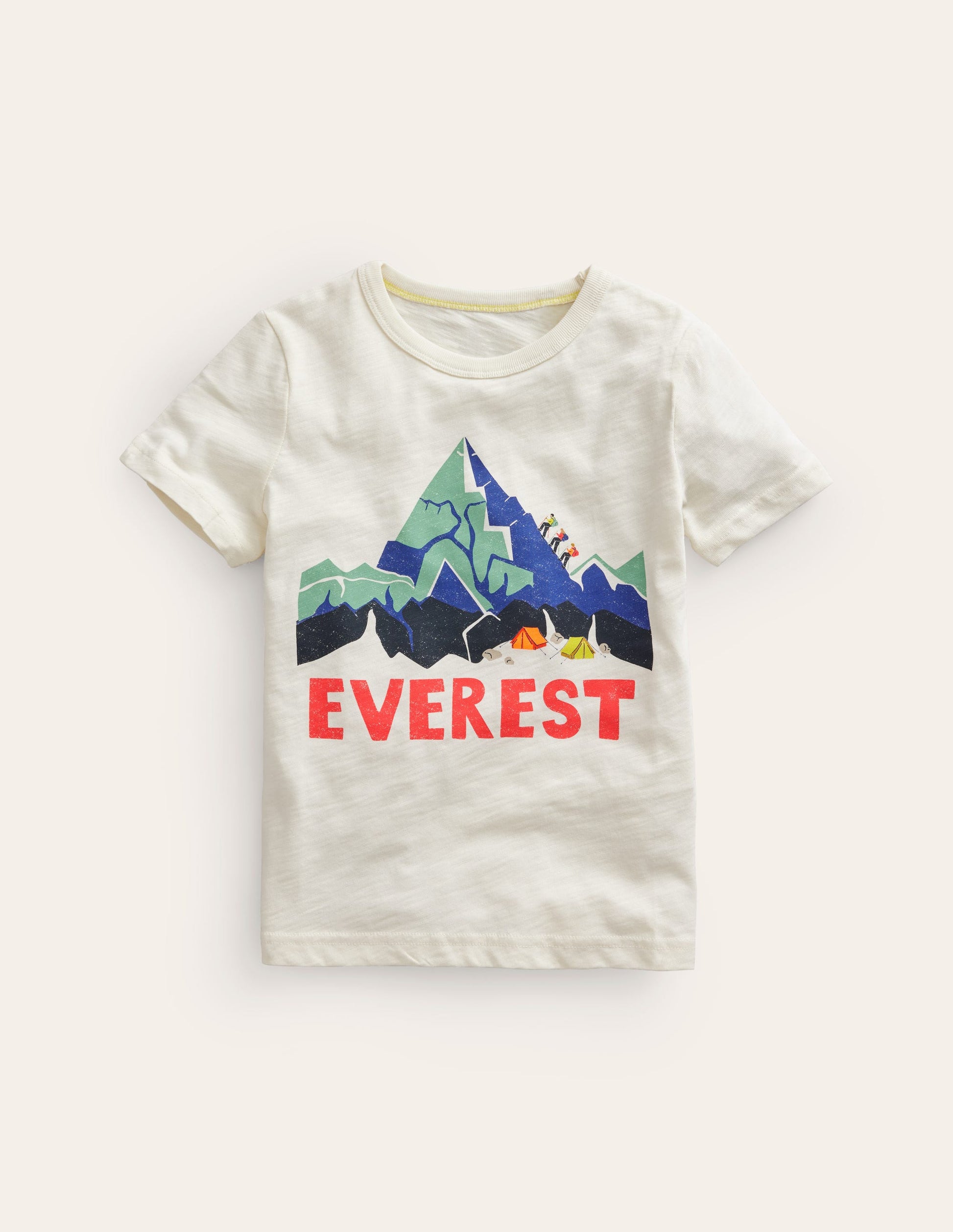 Everest T-shirt-Ivory Mountain-1