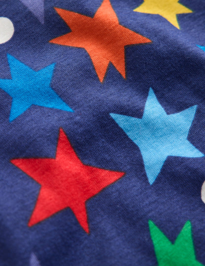 Snug Glow-In-The-Dark Pyjamas-Starboard Blue Stars