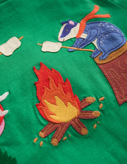 Little Animals T-Shirt-Highland Green Animals-3