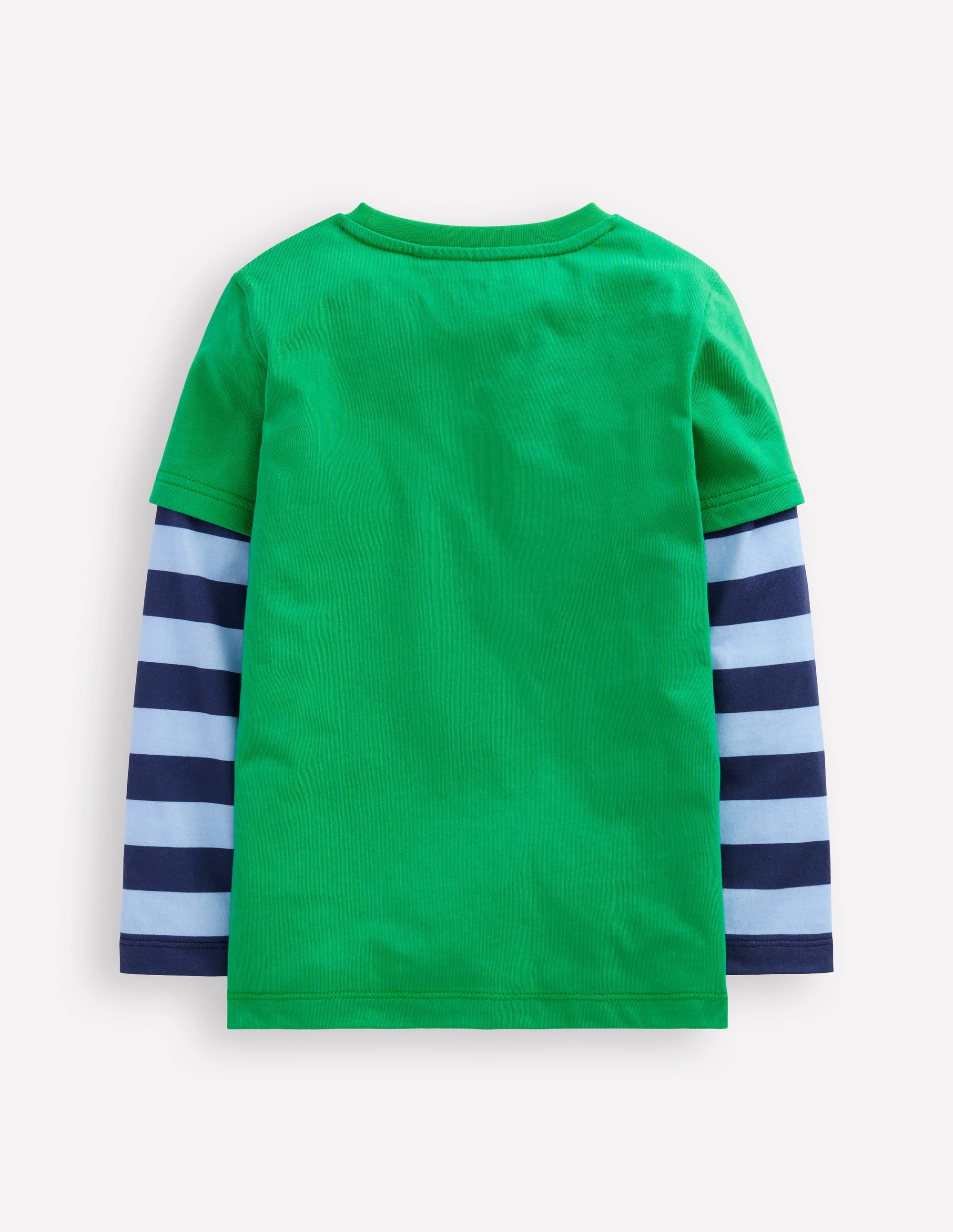 Mock Sleeve T-shirt-Sapling Green - Image 2
