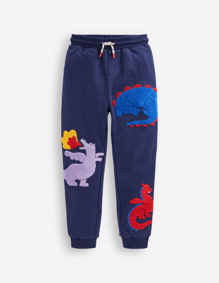 Fun Joggers-Starboard Blue Boucle Dragon