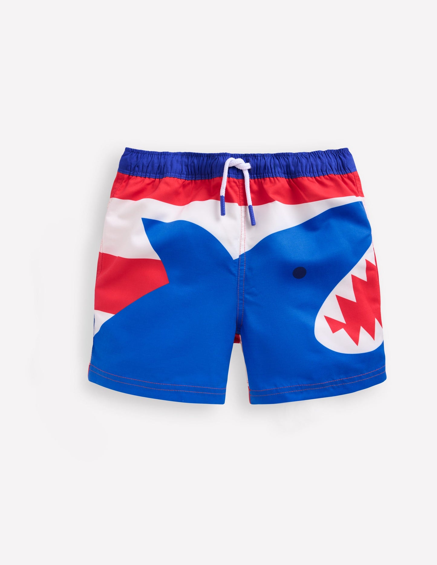 Swim Shorts -Poppy Red Shark