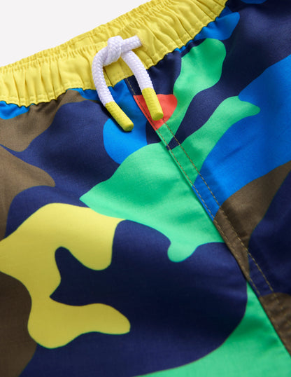 Swim Shorts -Multi Rainbow Camo