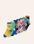 7-pack Socks-Multi Dinosaurs