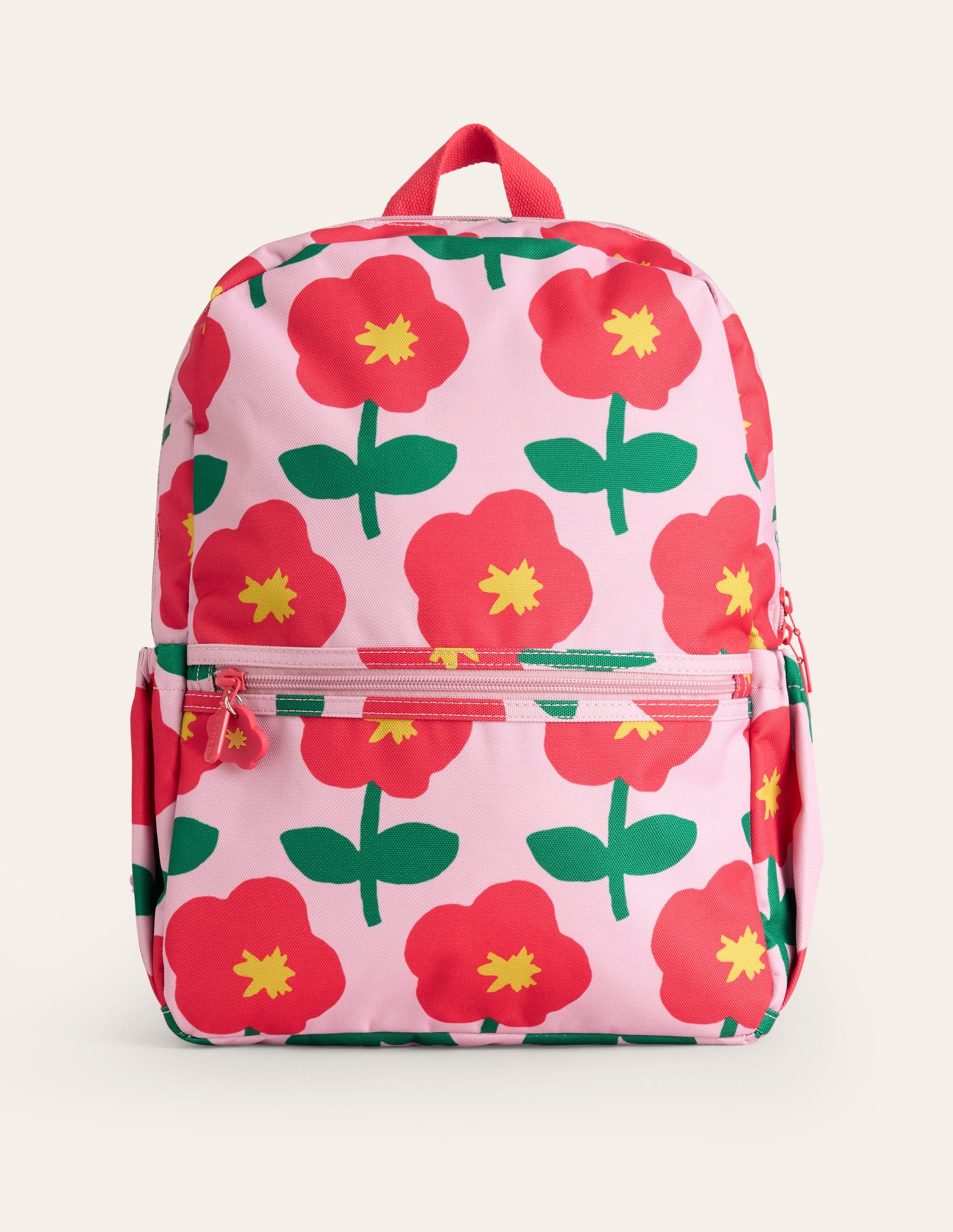 Backpack-Vintage Pink Cut Out Flower-1
