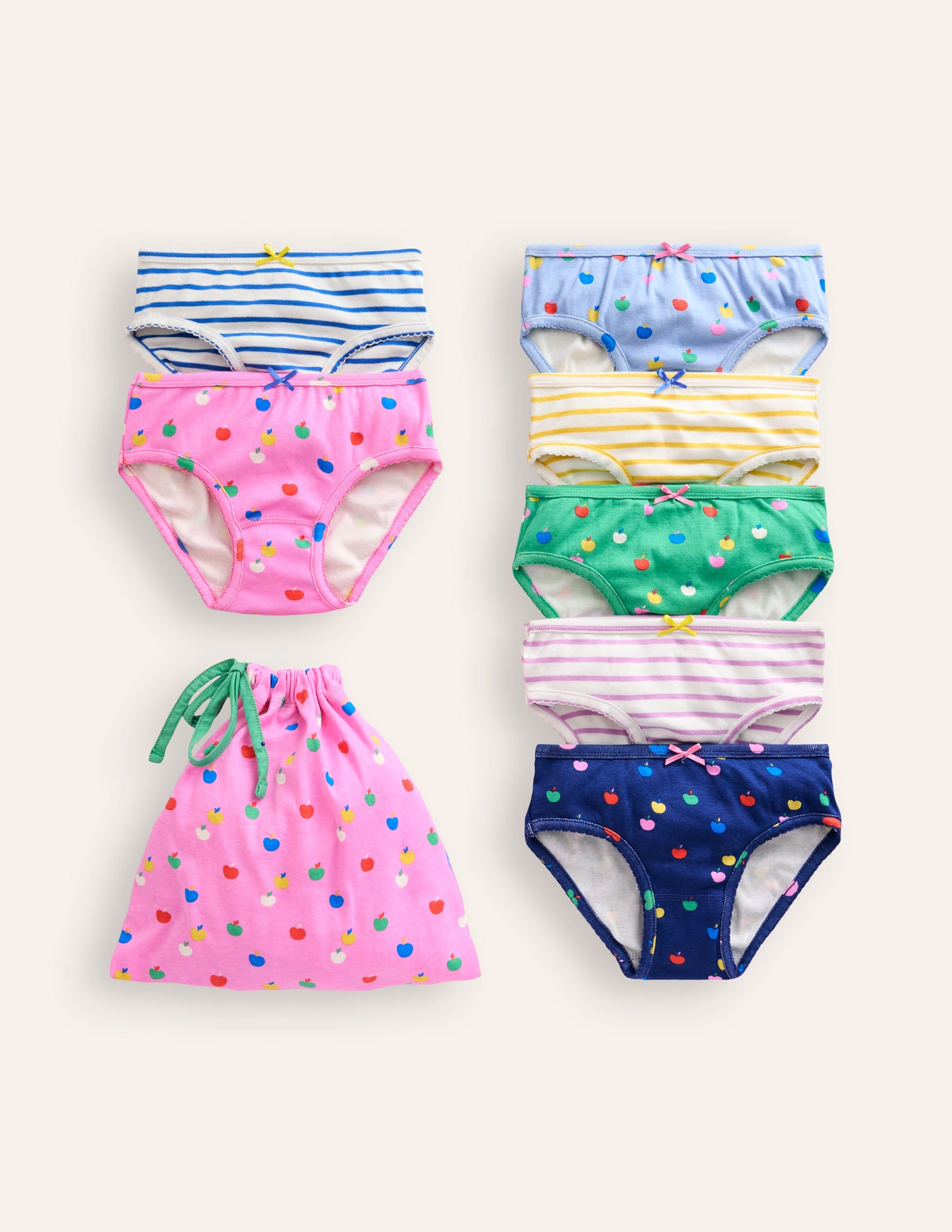 Pants 7 Pack-Multi Apples - Image 1