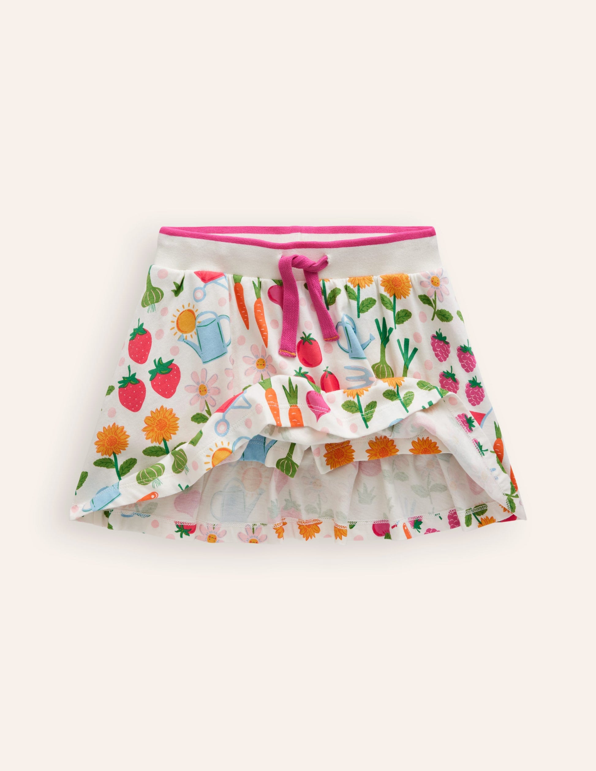 Printed Jersey Skort-Multi Grow Your Own-4