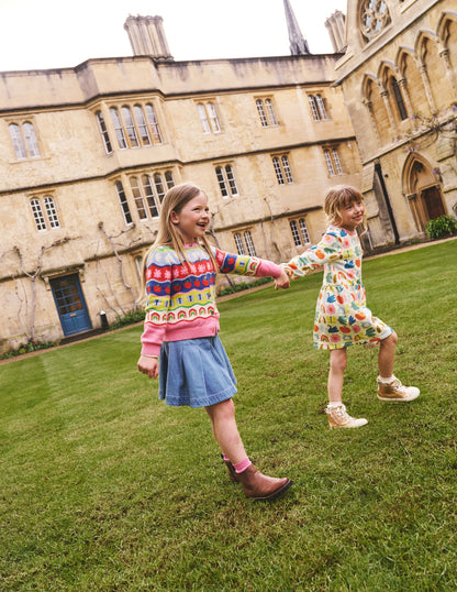 Edie Fair Isle Cardigan-Multi Rainbow-5