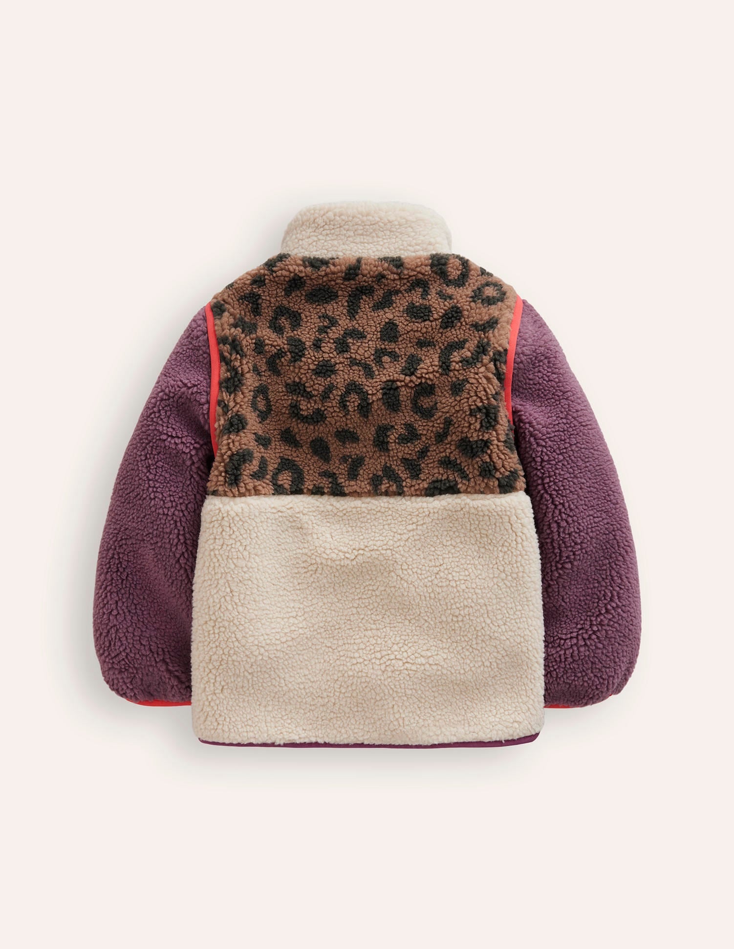 2-in-1 Borg Jacket-Leopard/ Aster Purple-3