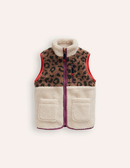 2-in-1 Borg Jacket-Leopard/ Aster Purple-6