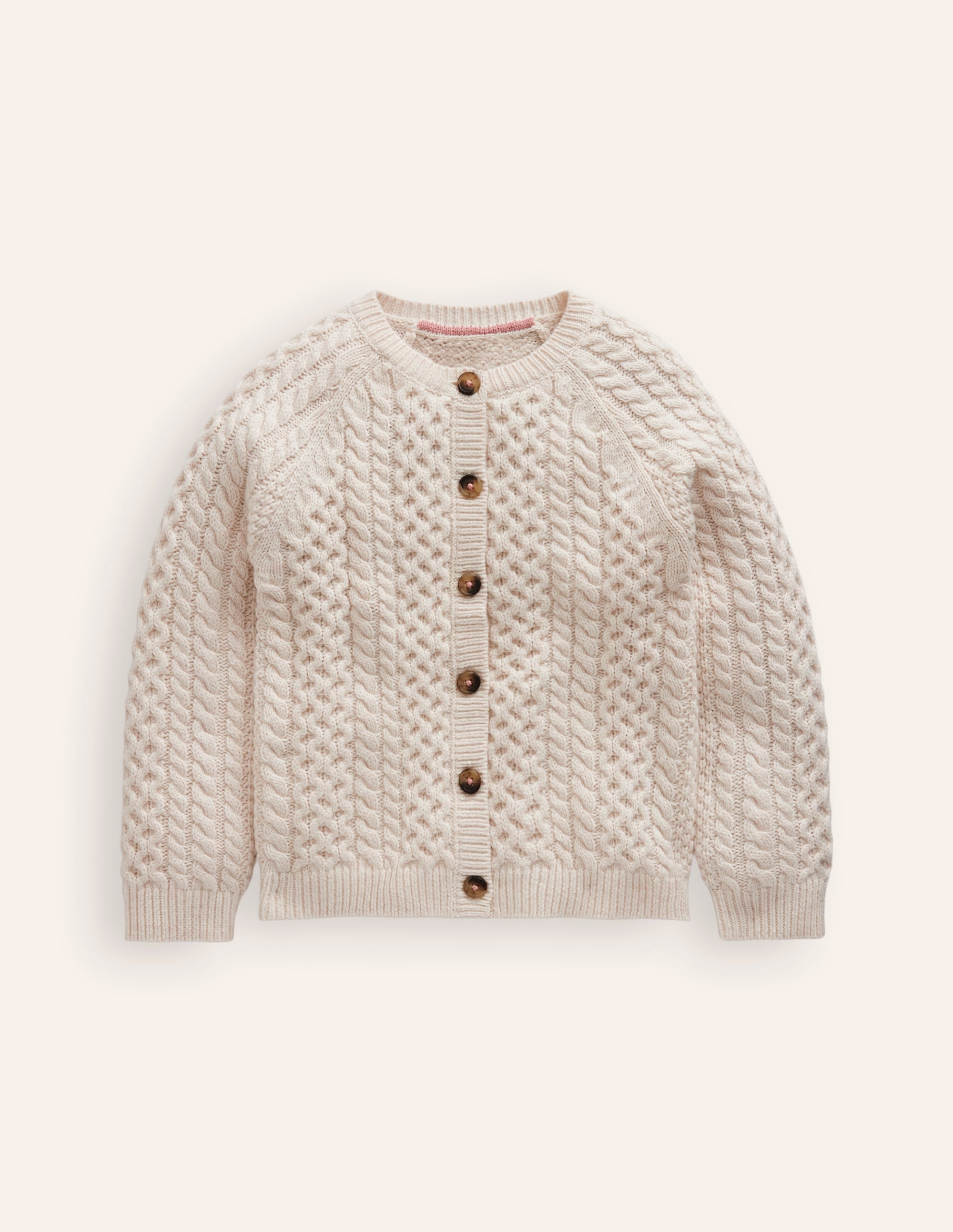 Cable Cardigan-Ecru - Image 1