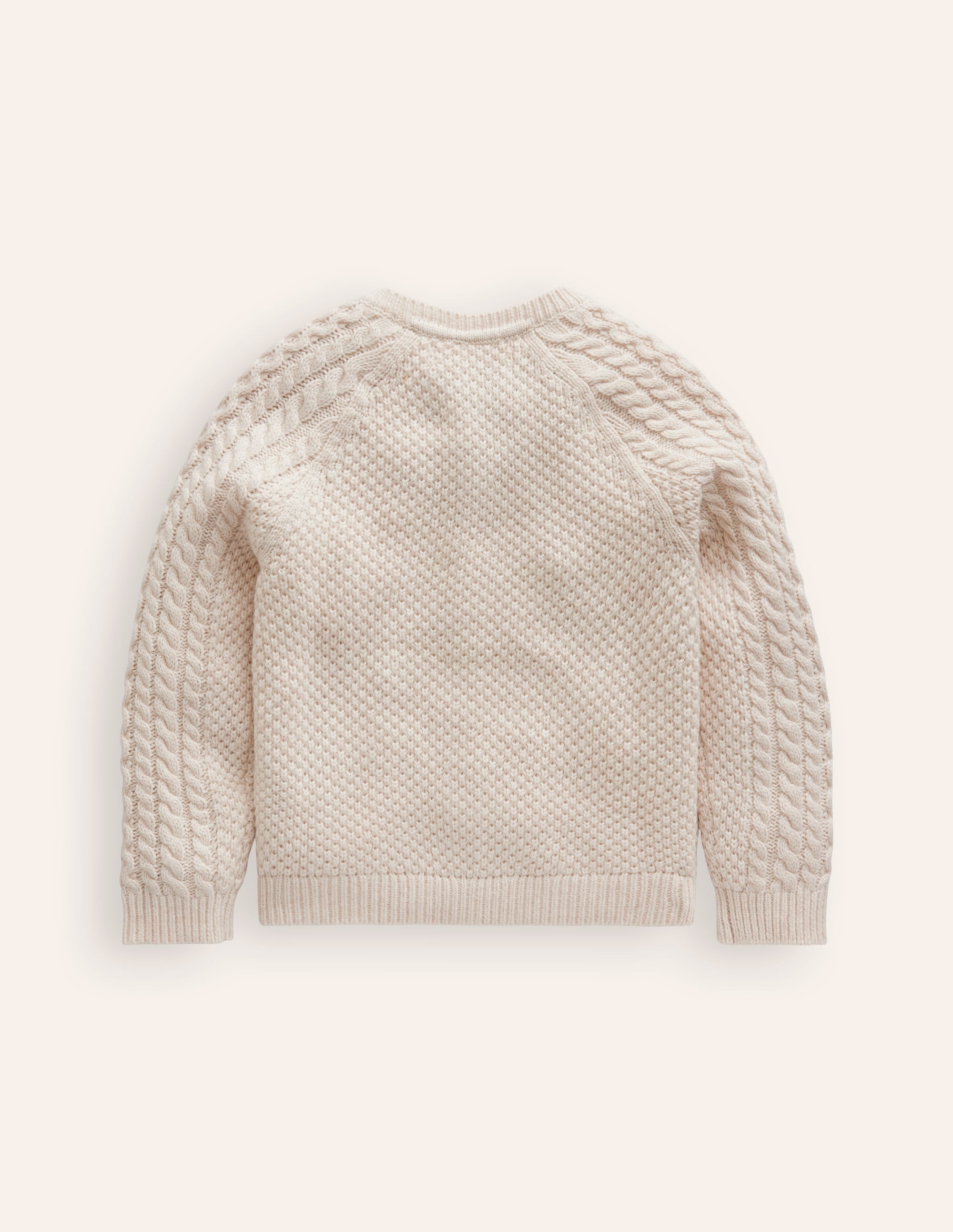 Cable Cardigan-Ecru - Image 2