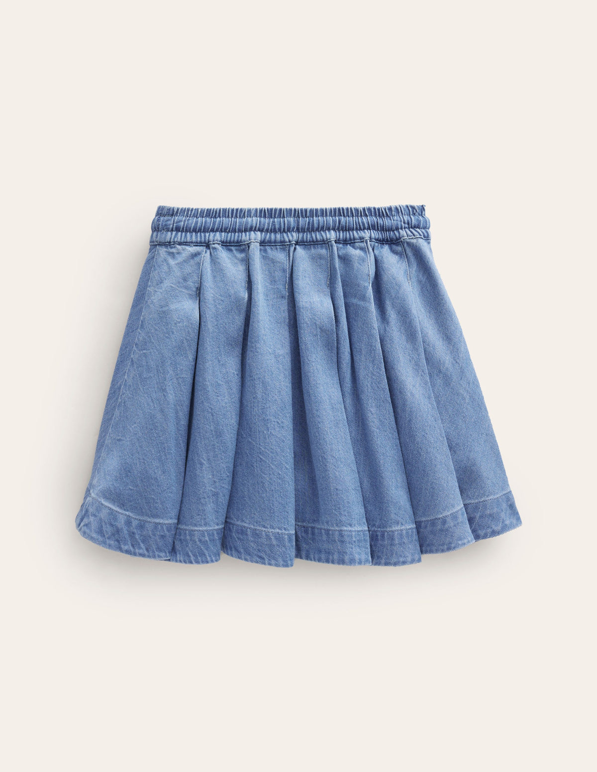 Pull-On Twirly Pleated Skirt-Light Vintage - Image 2