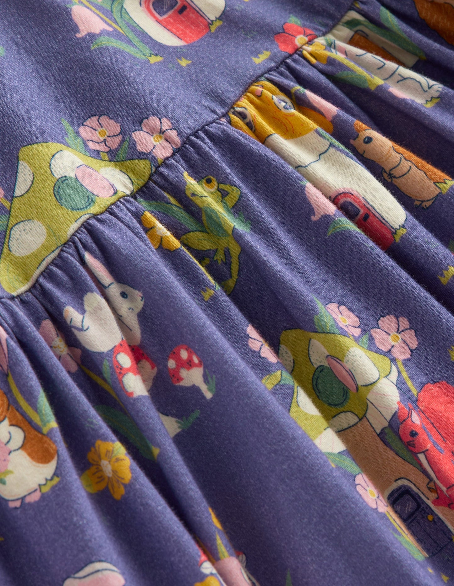 Long-Sleeved Fun Jersey Dress -Starboard Toadstool Village