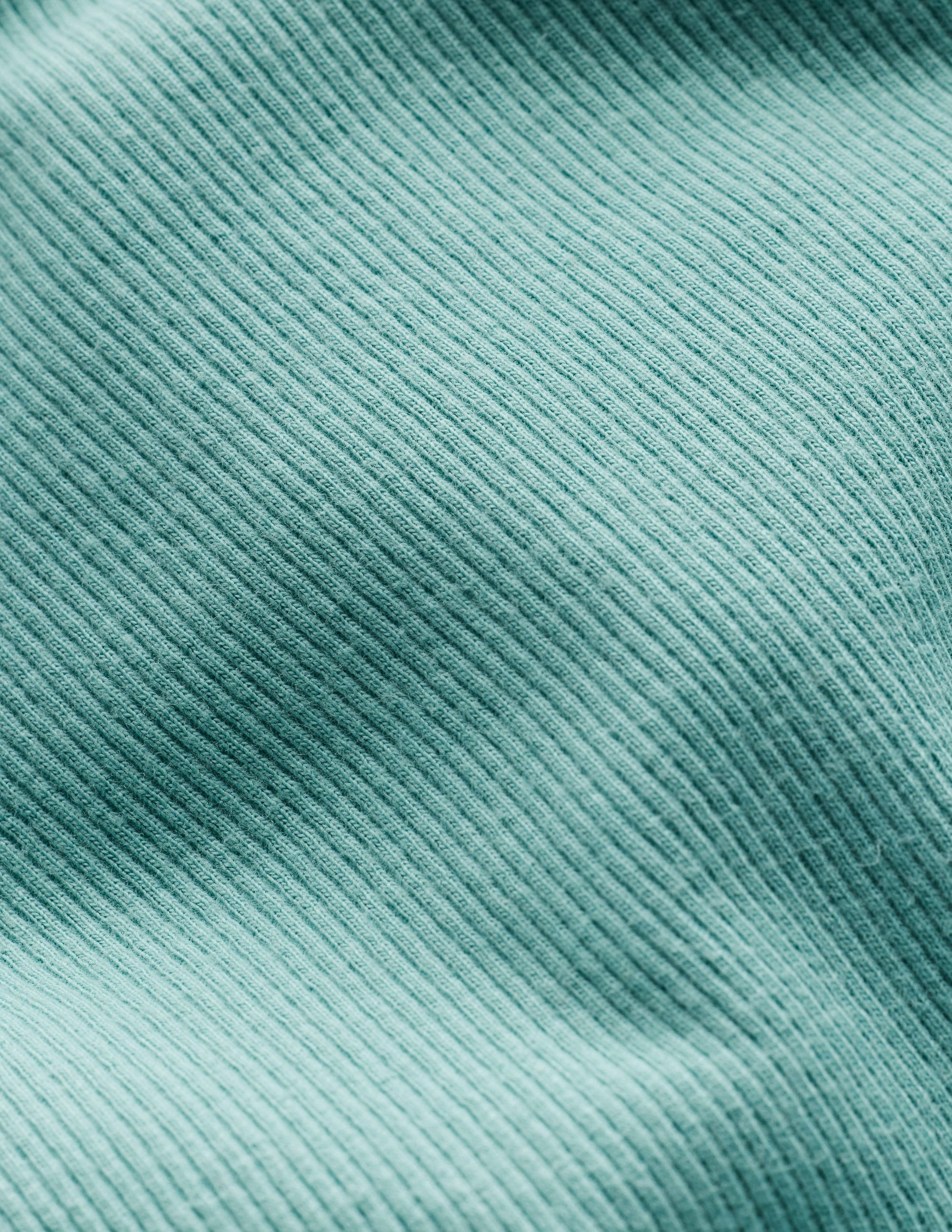 Ribbed Long Sleeve T-shirt-Brook Blue-3