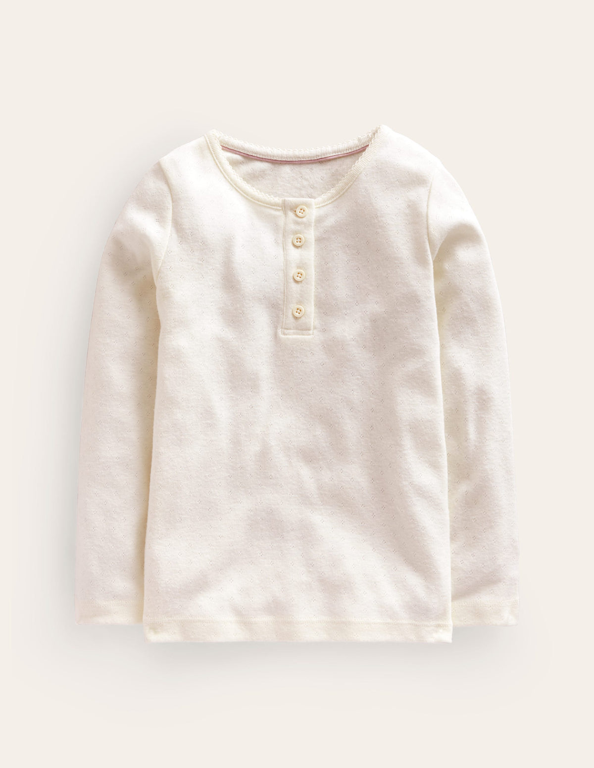 Henley Pointelle Top-Ivory-1