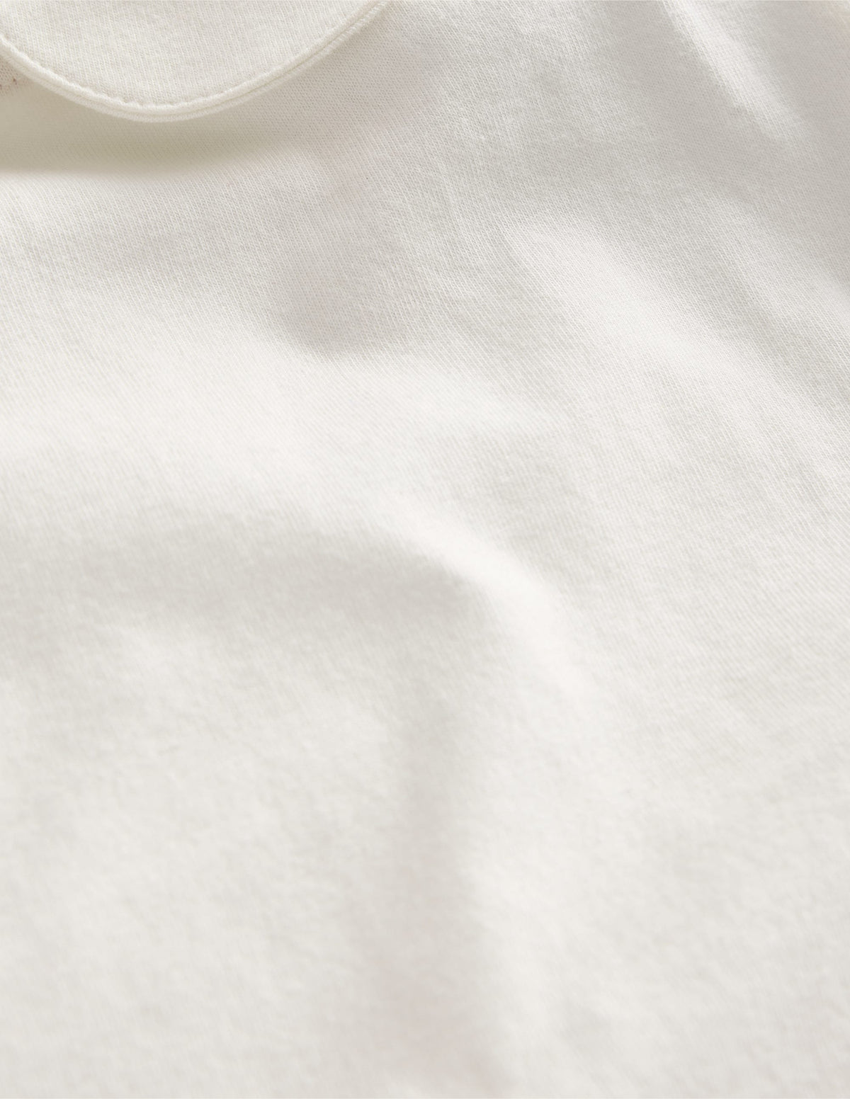 Collared Jersey Top-Ivory - Image 3