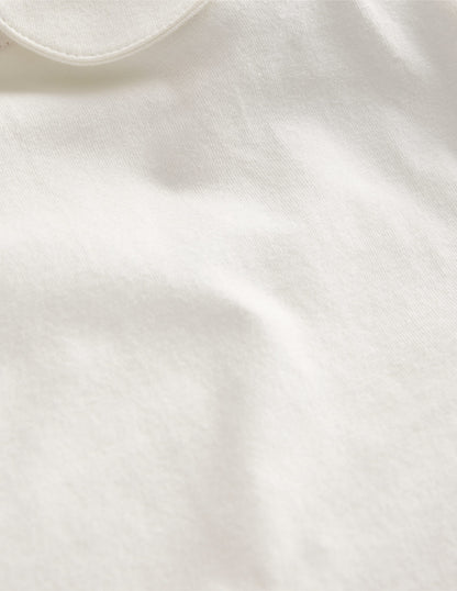 Collared Jersey Top-Ivory-3