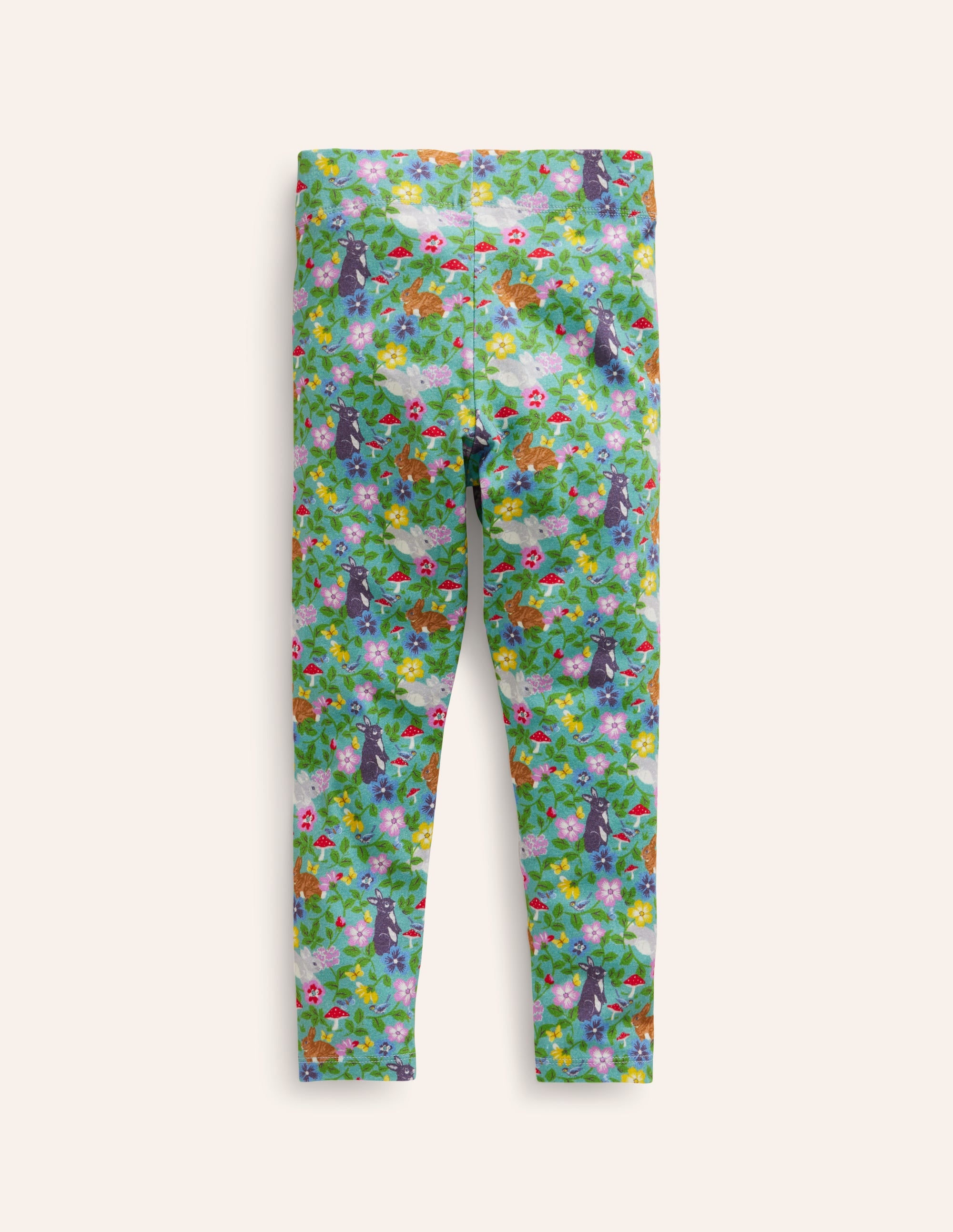 Everyday Fun Leggings-Brook Blue Bunny Field - Image 2