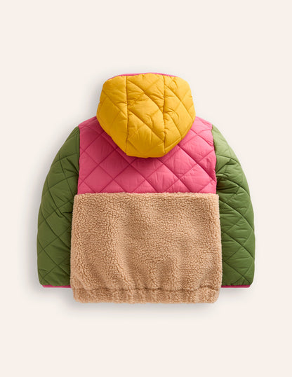 Annabelle Borg Mix Jacket-Multi Colourblock-2