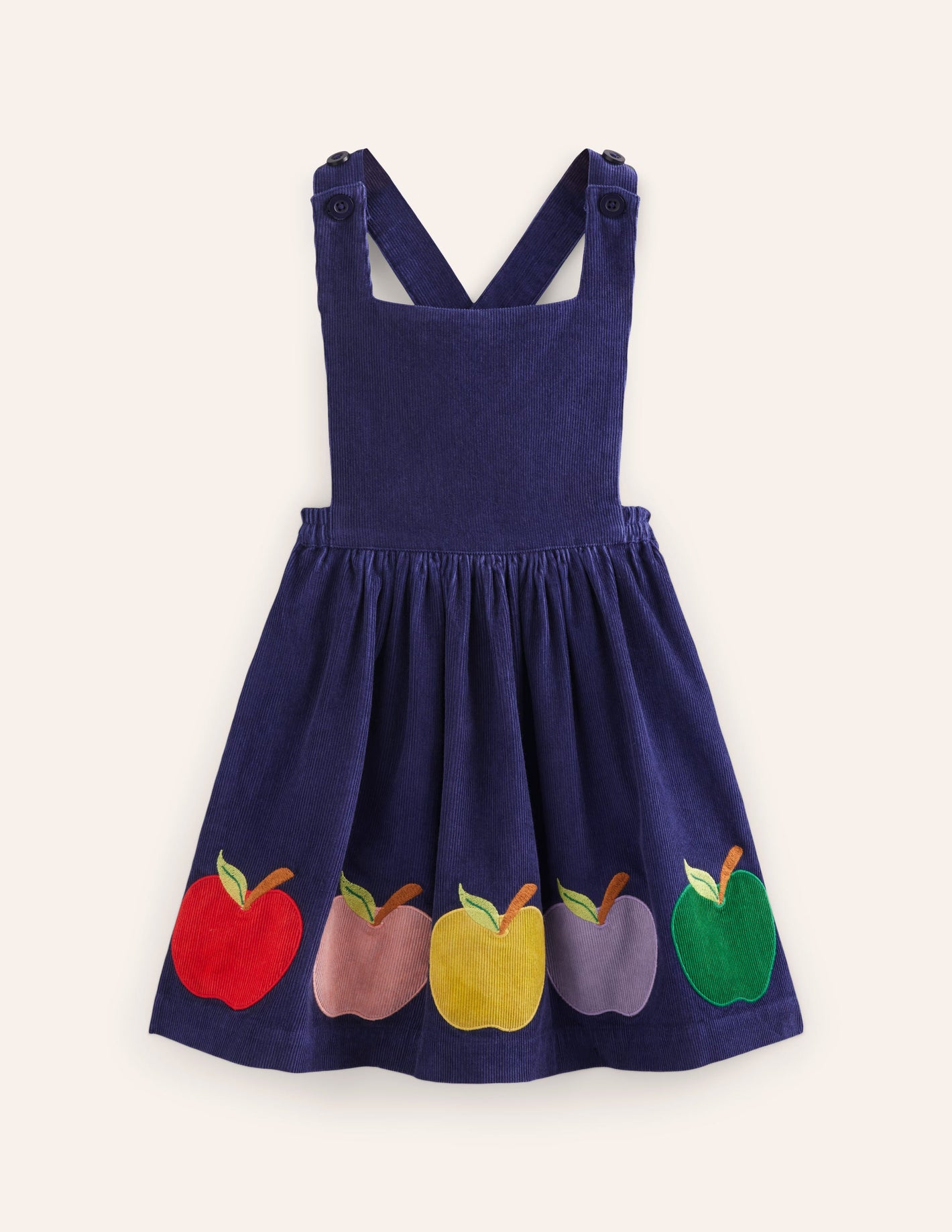 Lucilla Pinafore Dress-Starboard Blue