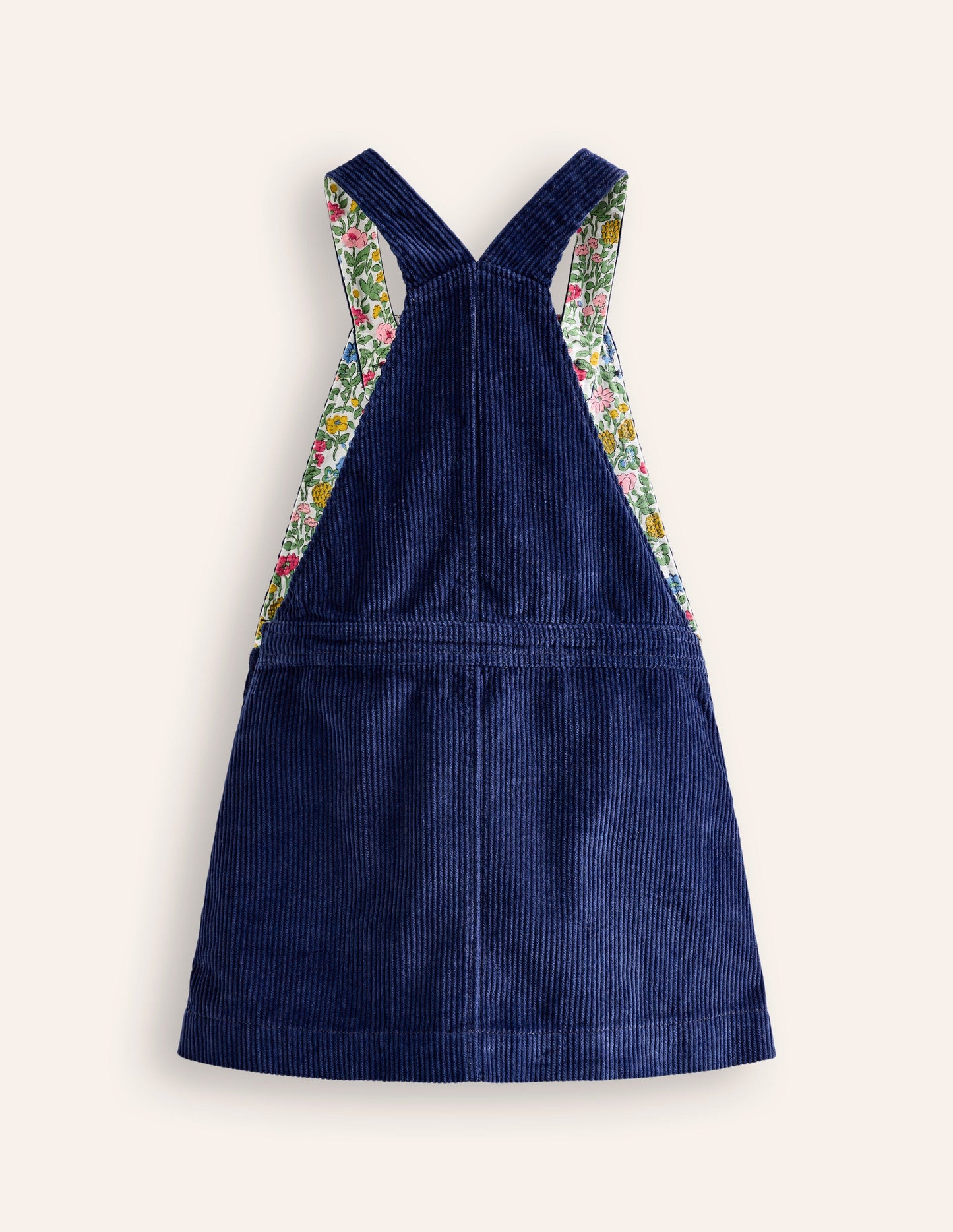 Dungaree Dress-College Navy Cord