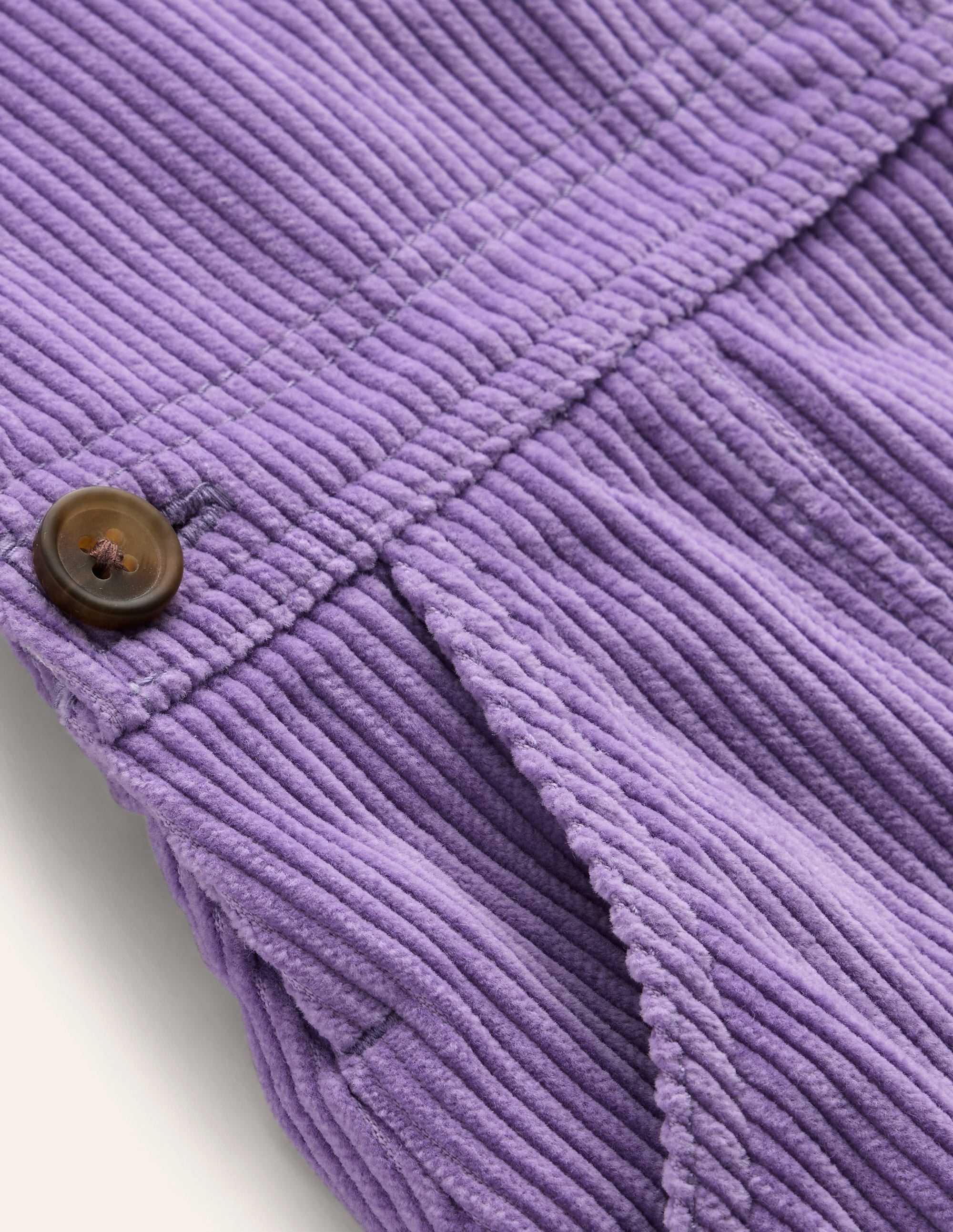 Dungaree Dress-Aster Purple Cord - Image 3