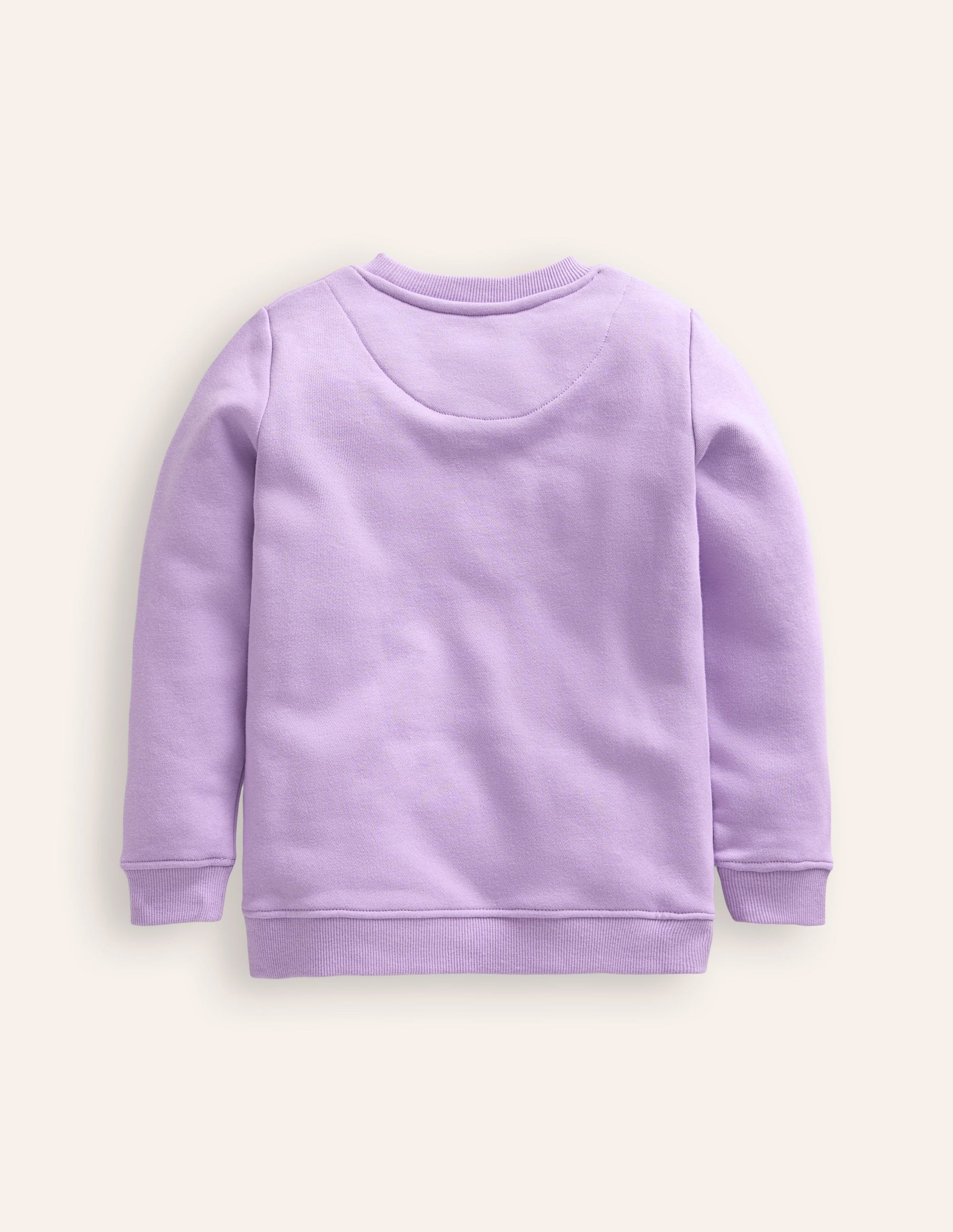 Appliqué Sweatshirt-Misty Lavender Dog-4