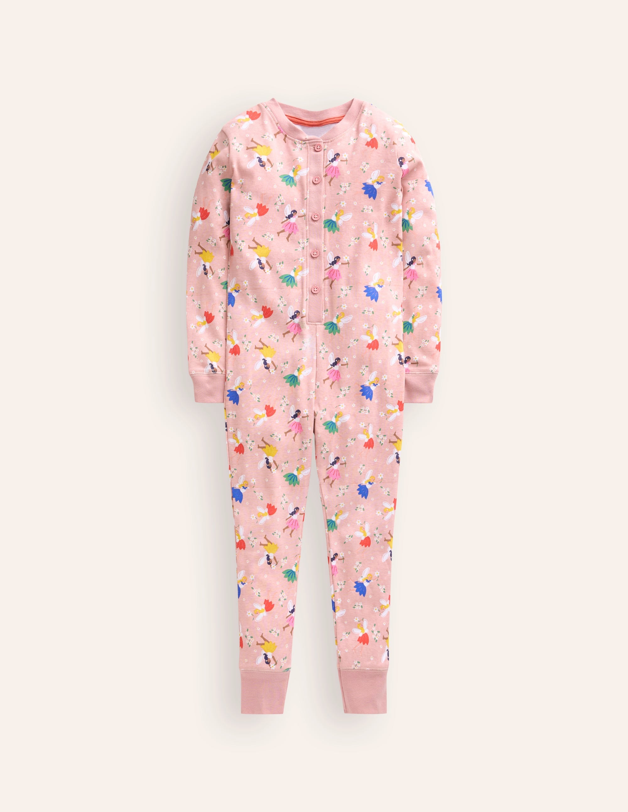 Snug All-In-One Pyjama-Boto Pink Fairies - Image 1