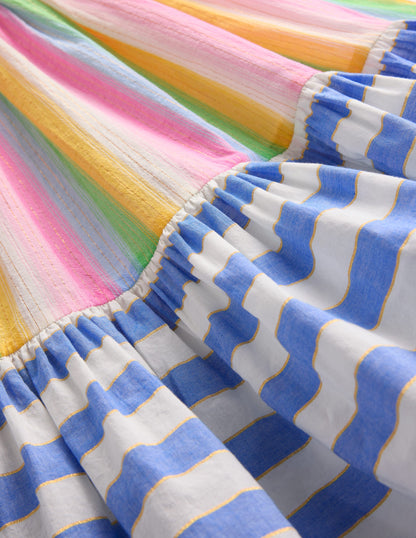 Deadstock Dresses-Multi Stripe Hotchpotch-3