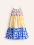Deadstock Dresses-Blue Seashell Hotchpotch