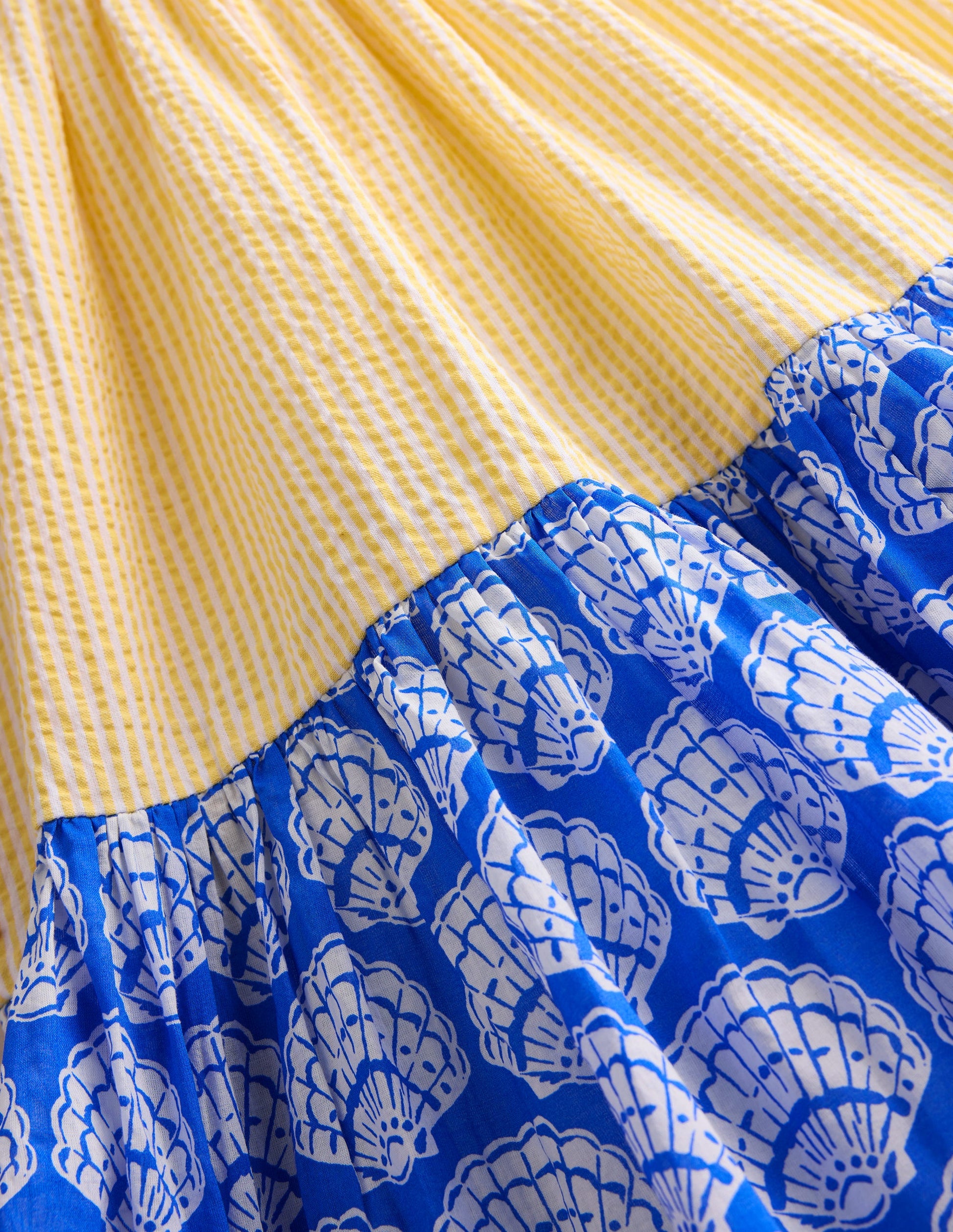 Deadstock Dresses-Blue Seashell Hotchpotch-3