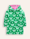 Towelling Throw-On-Pea Green Butterfly Stamp