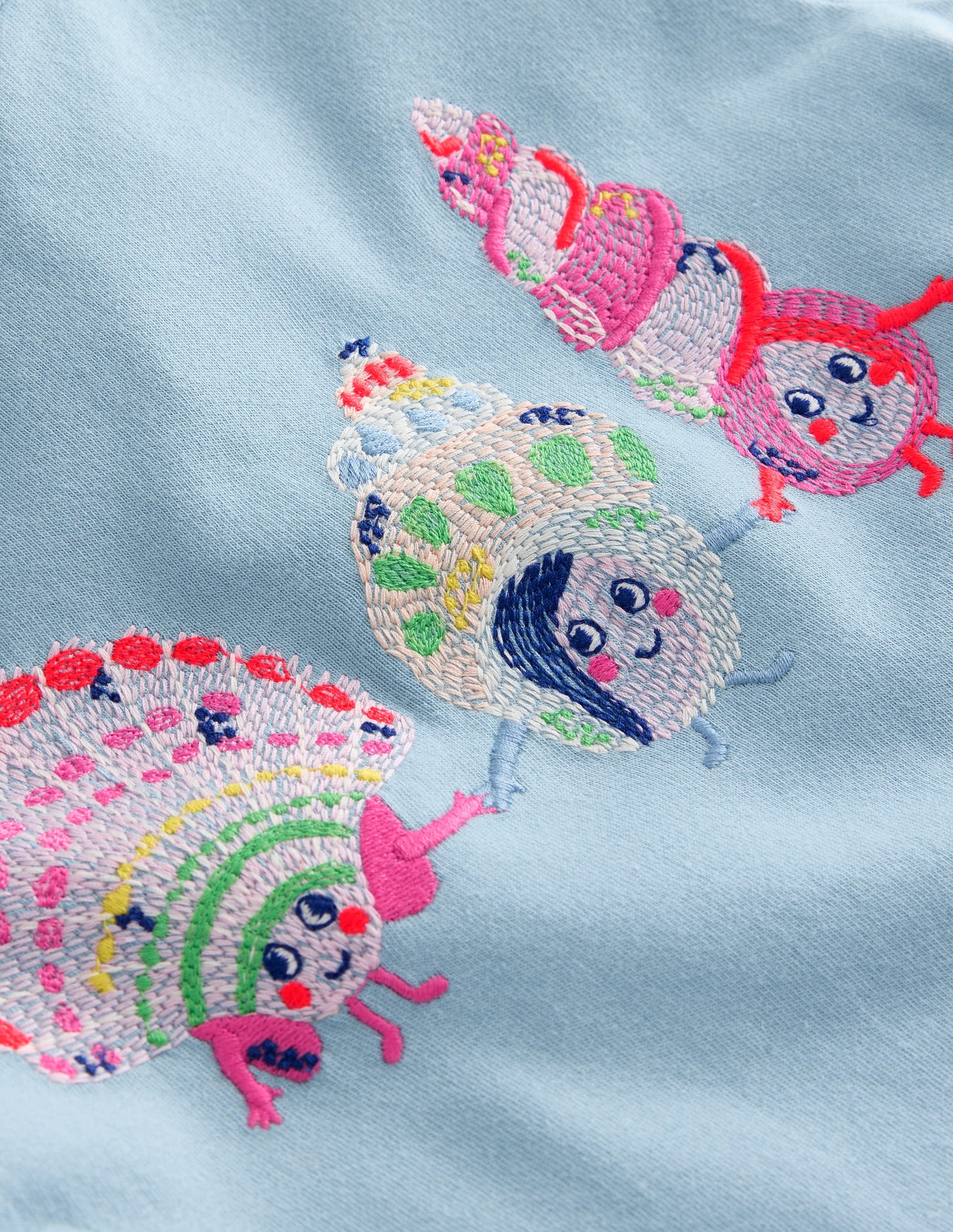 Superstitch Logo T-Shirt-Vintage Blue-3