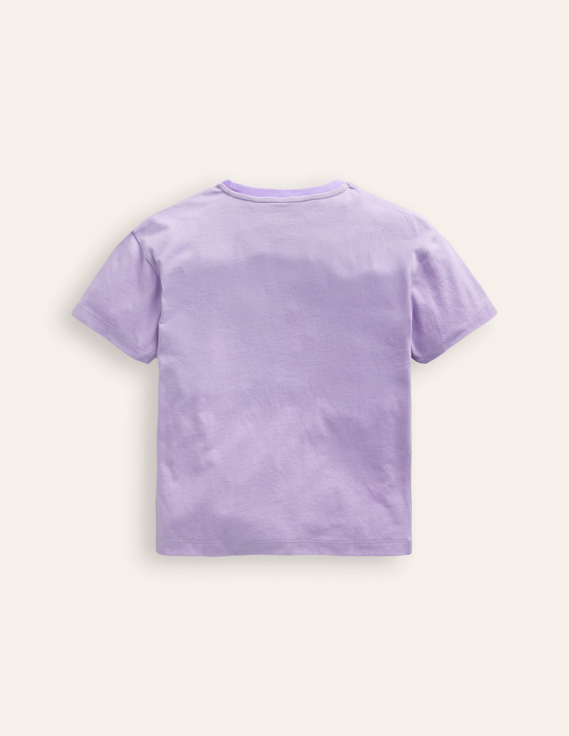 Boucle Relaxed T-shirt-Misty Lavender Popcorn-2