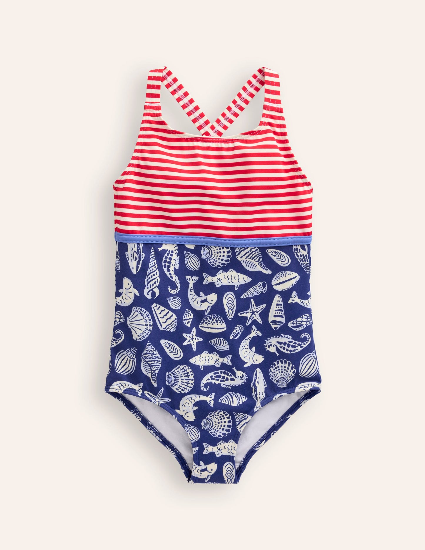 Hotchpotch Swimsuit-Sapphire Blue Seashore