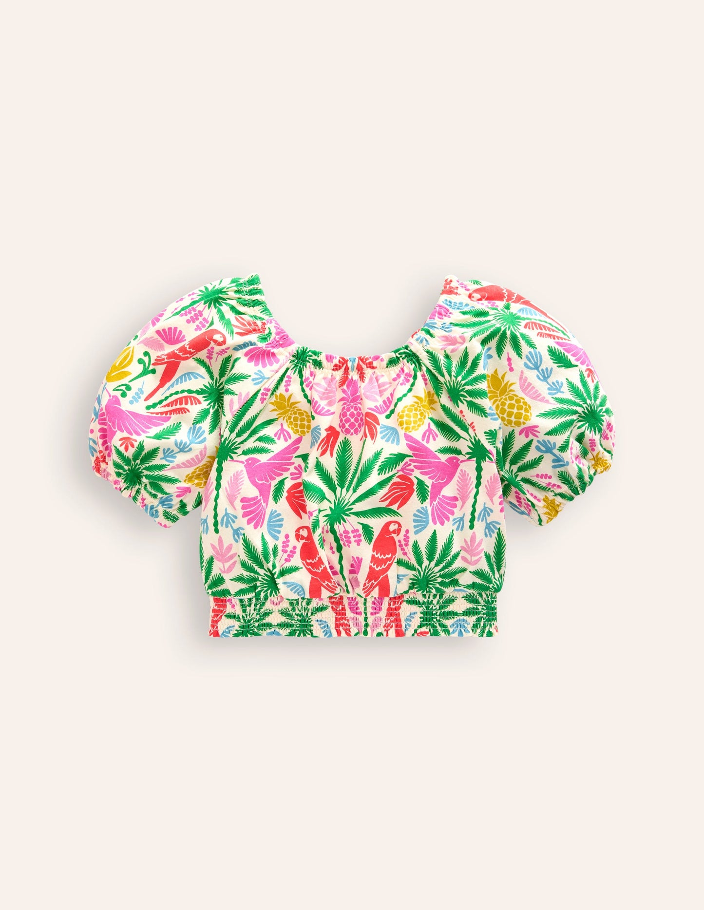 Bubble Top-Multi Rainbow Palm