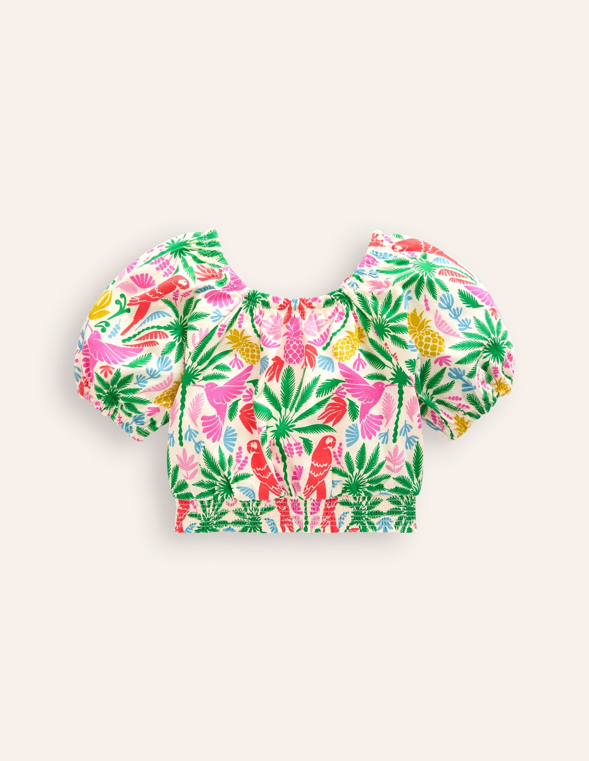 Bubble Top-Multi Rainbow Palm-3