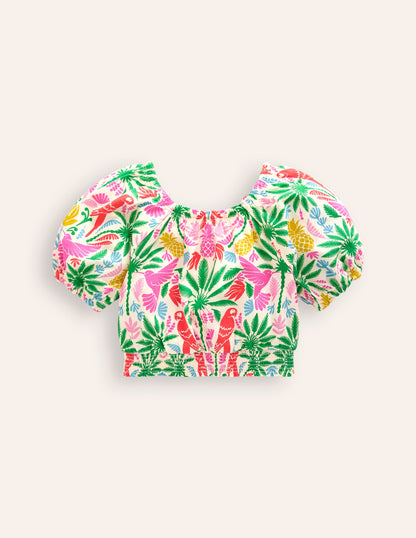 Bubble Top-Multi Rainbow Palm-3