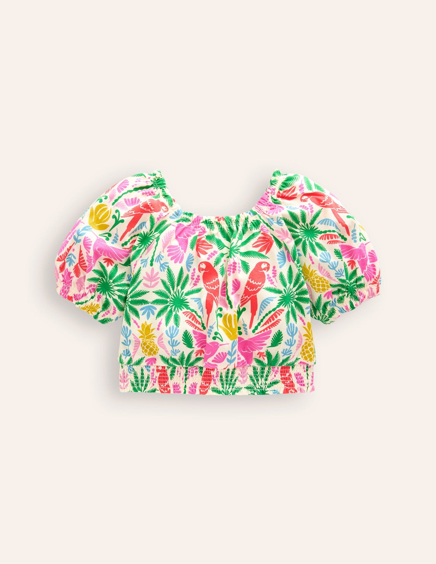 Bubble Top-Multi Rainbow Palm